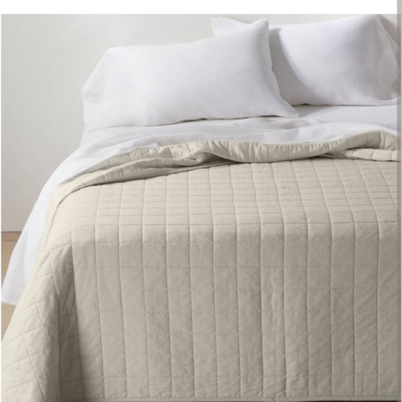 Casaluna Bedding King Heavyweight Linen Blend Quilt Natural Casaluna Poshmark